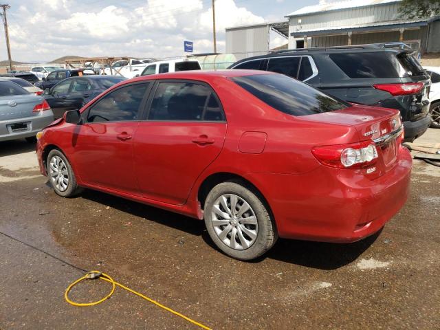 5YFBU4EE0CP033924 - 2012 TOYOTA COROLLA BASE Բորդո լուսանկար 2