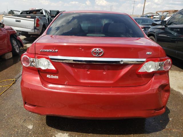 5YFBU4EE0CP033924 - 2012 TOYOTA COROLLA BASE Բորդո լուսանկար 6