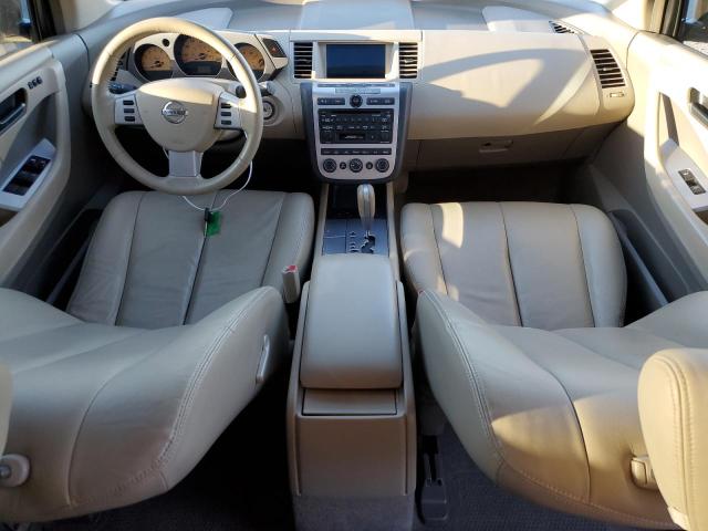 JN8AZ08T53W123100 - 2003 NISSAN MURANO SL TAN photo 8