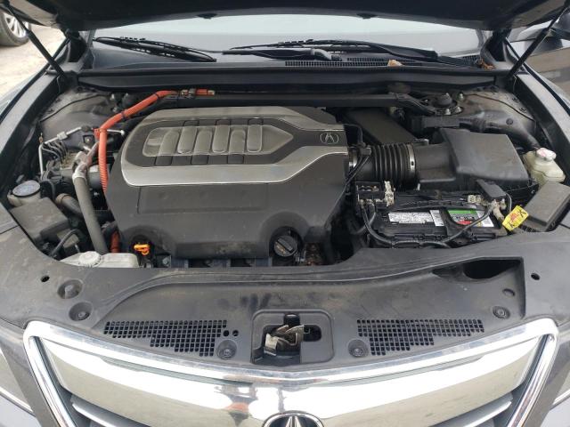 JH4KC2F96GC000285 - 2016 ACURA RLX SPORT HYBRID ADVANCE GRAY photo 11