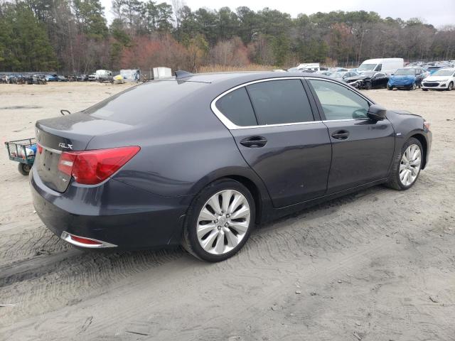 JH4KC2F96GC000285 - 2016 ACURA RLX SPORT HYBRID ADVANCE GRAY photo 3