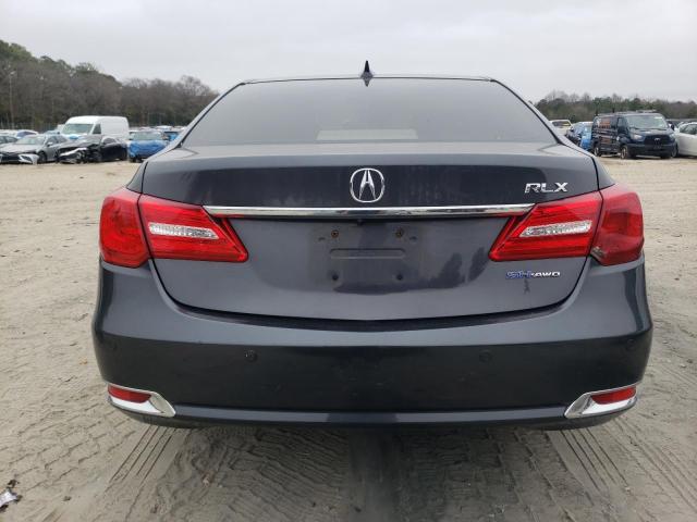 JH4KC2F96GC000285 - 2016 ACURA RLX SPORT HYBRID ADVANCE GRAY photo 6