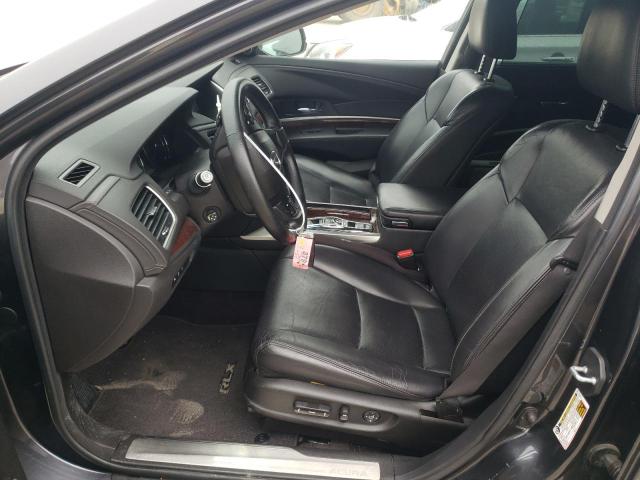JH4KC2F96GC000285 - 2016 ACURA RLX SPORT HYBRID ADVANCE GRAY photo 7