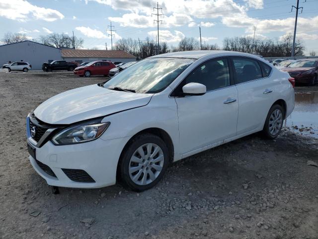 3N1AB7AP0KY243290 - 2019 NISSAN SENTRA S WHITE photo 1