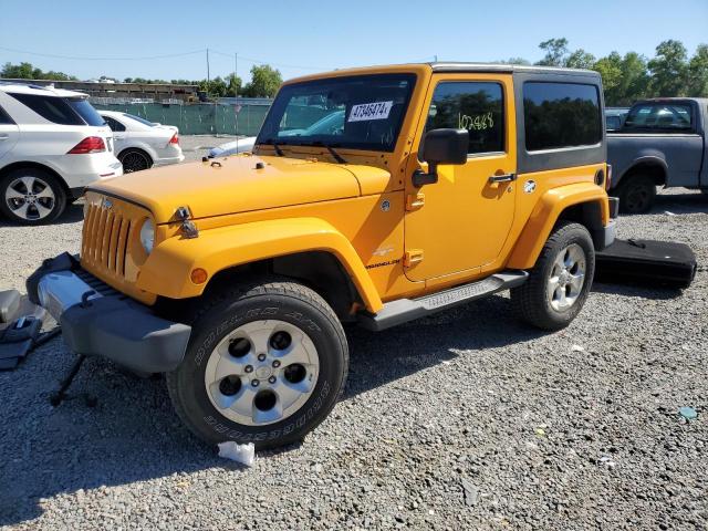 1C4GJWBG2DL543766 - 2013 JEEP WRANGLER SAHARA YELLOW photo 1