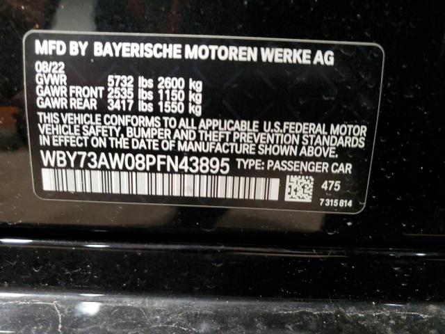 WBY73AW08PFN43895 - 2023 BMW I4 EDRIVE4 黑色 照片 12