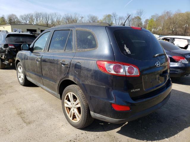 5NMSG3AB4AH394206 - 2010 HYUNDAI SANTA FE GLS BLUE photo 2