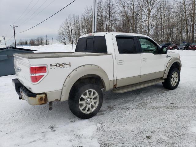 1FTFW1EV9AKE60900 - 2010 FORD F150 SUPERCREW WHITE photo 3