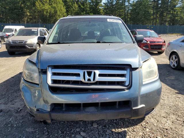 2HKYF18166H562579 - 2006 HONDA PILOT LX BLUE photo 5