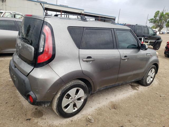 KNDJN2A26F7209051 - 2015 KIA SOUL GRAY photo 3