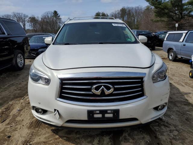 5N1CL0MM2EC517674 - 2014 INFINITI QX60 HYBRID WHITE photo 5