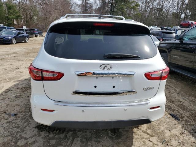 5N1CL0MM2EC517674 - 2014 INFINITI QX60 HYBRID WHITE photo 6