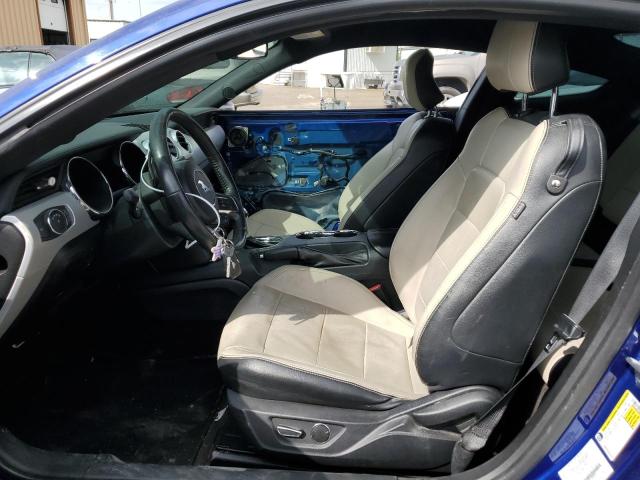 1FA6P8TH2F5299269 - 2015 FORD MUSTANG BLUE photo 7