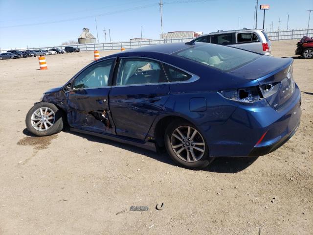 5NPE24AF2KH741797 - 2019 HYUNDAI SONATA SE BLUE photo 2