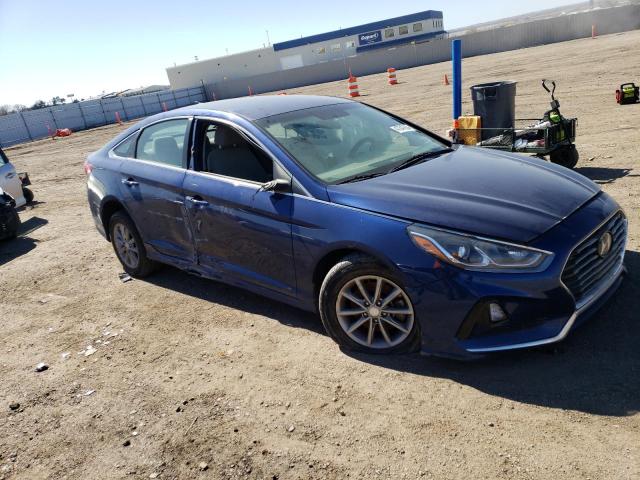 5NPE24AF2KH741797 - 2019 HYUNDAI SONATA SE BLUE photo 4