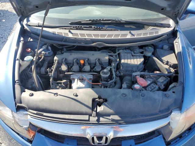 1HGFA15599L004546 - 2009 HONDA CIVIC LX BLUE photo 11