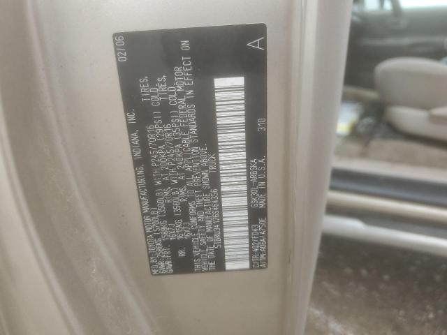 5TBRU34126S464356 - 2006 TOYOTA TUNDRA ACCESS CAB SR5 GOLD photo 12