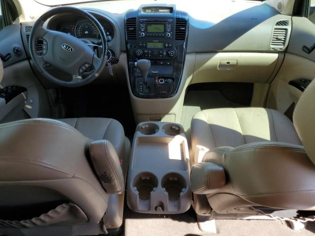 KNDMH4C71C6500146 - 2012 KIA SEDONA EX BEIGE photo 8