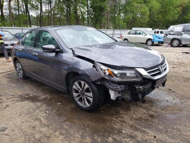 1HGCR2F38EA114850 - 2014 HONDA ACCORD LX GRAY photo 4