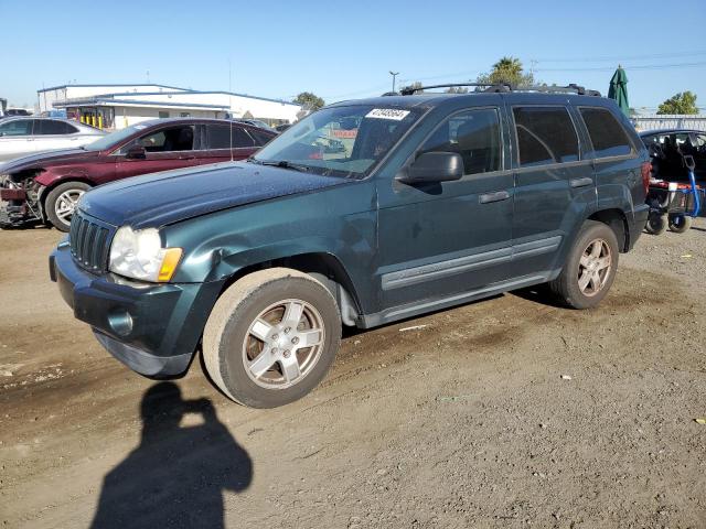 1J4GS48K05C557822 - 2005 JEEP GRAND CHER LAREDO GREEN photo 1