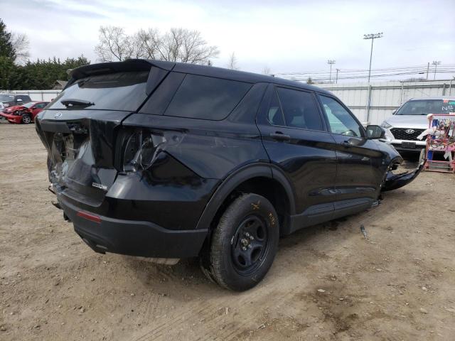 1FM5K8AB9NGB77560 - 2022 FORD EXPLORER POLICE INTERCEPTOR BLACK photo 3