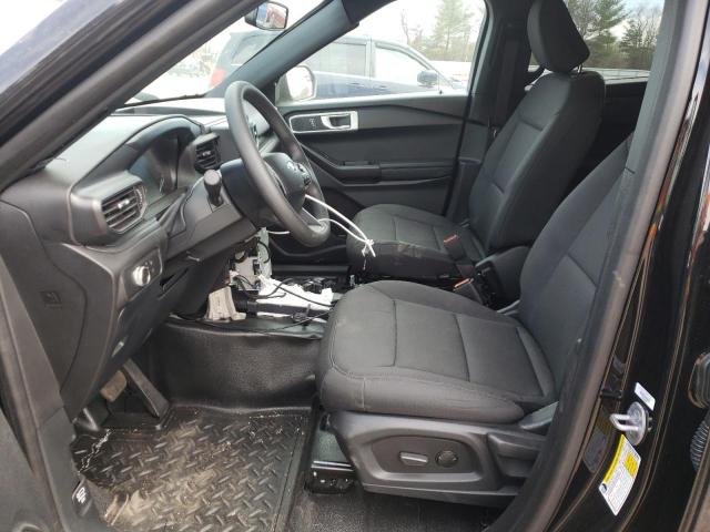 1FM5K8AB9NGB77560 - 2022 FORD EXPLORER POLICE INTERCEPTOR BLACK photo 7