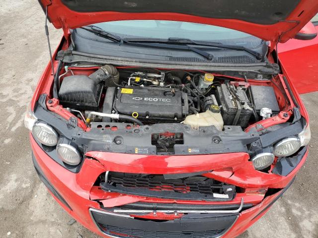 1G1JA5SH3E4226592 - 2014 CHEVROLET SONIC LS RED photo 11