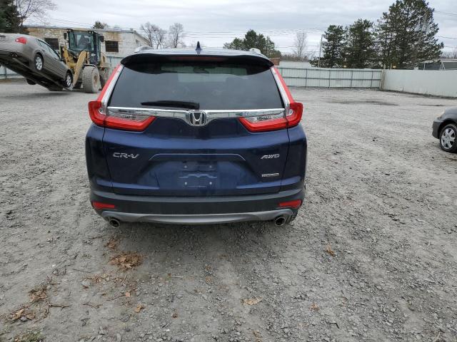 2HKRW2H90KH601273 - 2019 HONDA CR-V TOURING BLUE photo 6