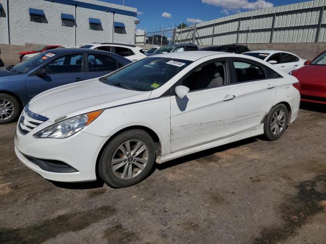 5NPEB4AC7EH914658 - 2014 HYUNDAI SONATA GLS WHITE photo 1