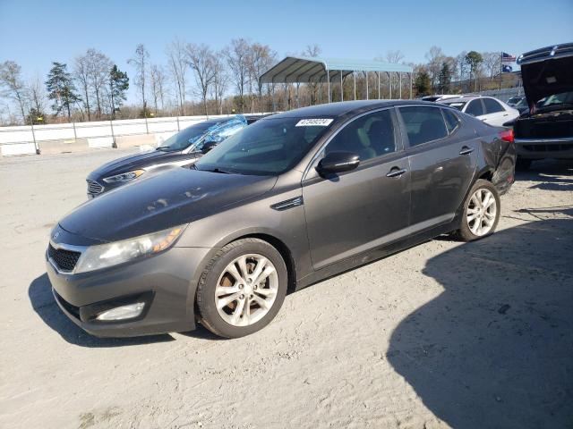 5XXGN4A78CG071825 - 2012 KIA OPTIMA EX GRAY photo 1