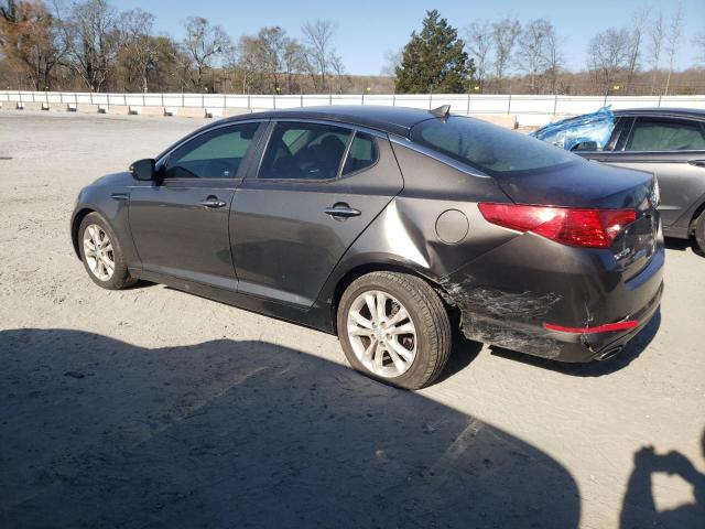 5XXGN4A78CG071825 - 2012 KIA OPTIMA EX GRAY photo 2