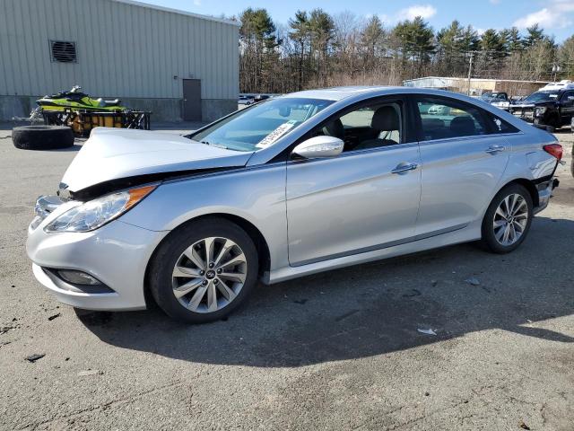 5NPEC4AB0EH883614 - 2014 HYUNDAI SONATA SE SILVER photo 1