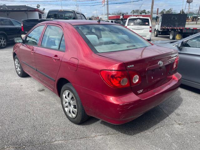 2T1BR32E38C923860 - 2008 TOYOTA COROLLA CE MAROON photo 3