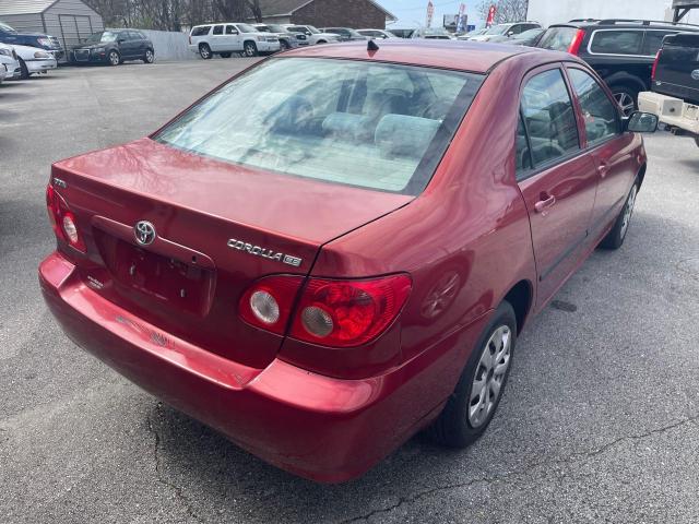 2T1BR32E38C923860 - 2008 TOYOTA COROLLA CE MAROON photo 4