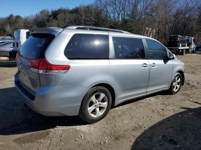 5TDKK3DC0BS111687 - 2011 TOYOTA SIENNA LE SILVER photo 3