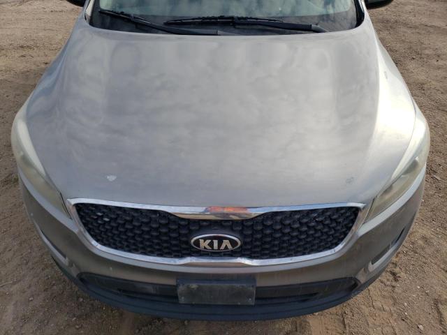 5XYPG4A38GG075415 - 2016 KIA SORENTO LX GRAY photo 12