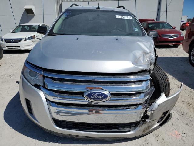 2FMDK3GC4EBB61059 - 2014 FORD EDGE SE SILVER photo 5