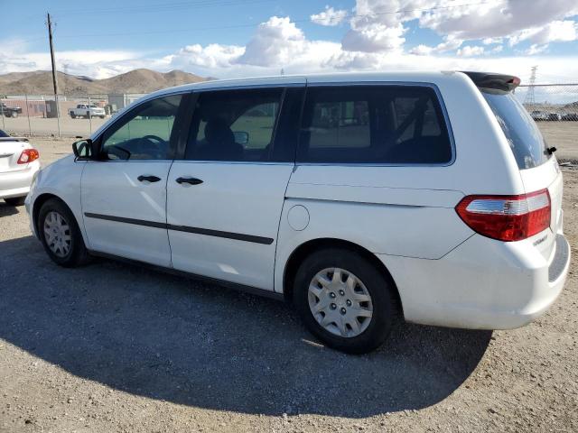 5FNRL38217B135862 - 2007 HONDA ODYSSEY LX WHITE photo 2