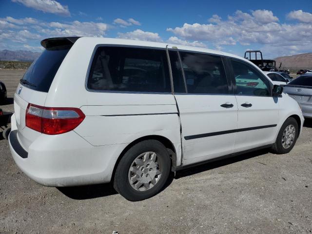 5FNRL38217B135862 - 2007 HONDA ODYSSEY LX WHITE photo 3