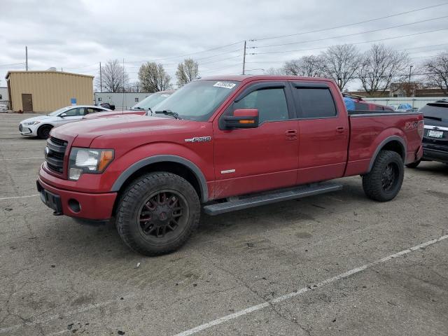 1FTFW1ET9EFA80999 - 2014 FORD F150 SUPERCREW RED photo 1