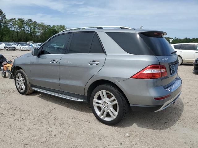 4JGDA5JB6FA479843 - 2015 MERCEDES-BENZ ML 350 GRAY photo 2