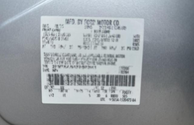 2FMTK4J9XFBB82661 - 2015 FORD EDGE SEL SILVER photo 10