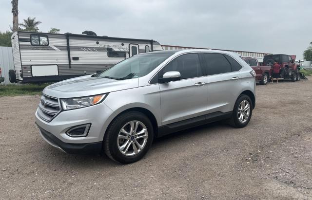 2FMTK4J9XFBB82661 - 2015 FORD EDGE SEL SILVER photo 2