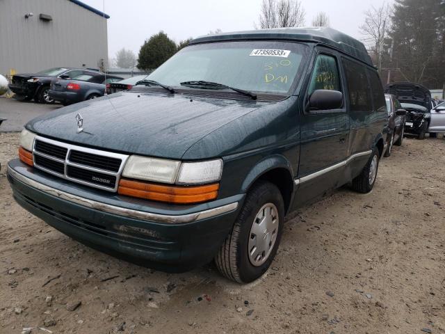 2B4FH2534PR326690 - 1993 DODGE CARAVAN GREEN photo 1