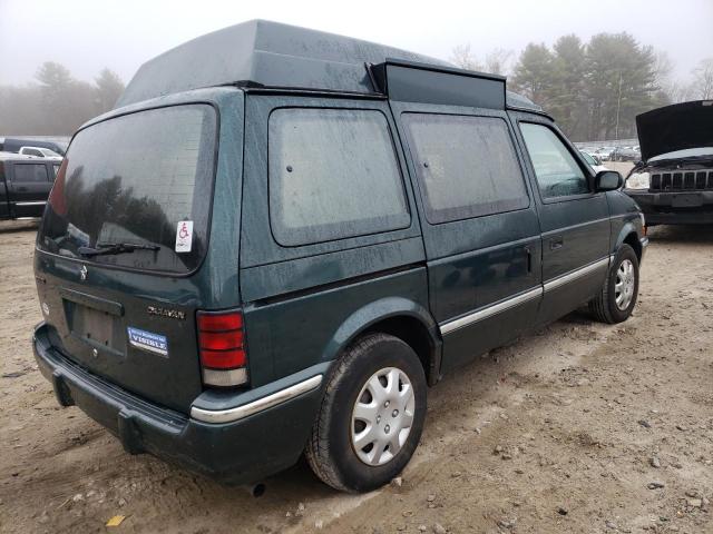 2B4FH2534PR326690 - 1993 DODGE CARAVAN GREEN photo 3