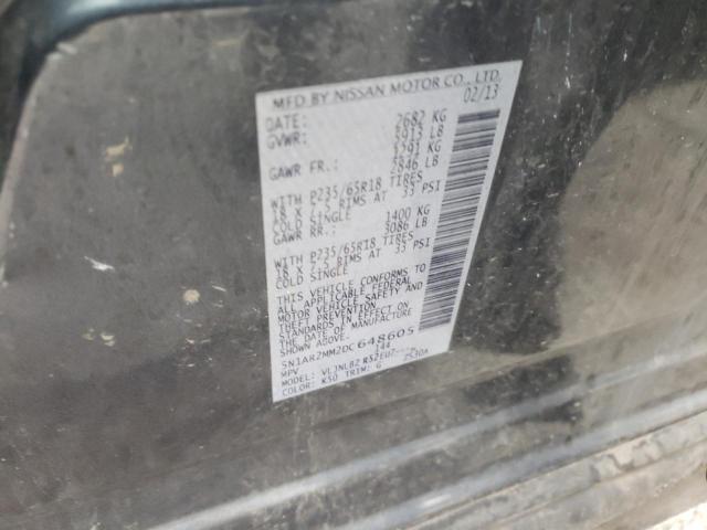 5N1AR2MM2DC648605 - 2013 NISSAN PATHFINDER S 灰色 照片 13