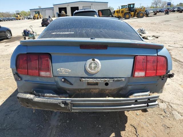 1ZVFT80N275352566 - 2007 FORD MUSTANG BLUE photo 6