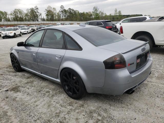 WUAPV54B53N905336 - 2003 AUDI RS6 GRAY photo 2