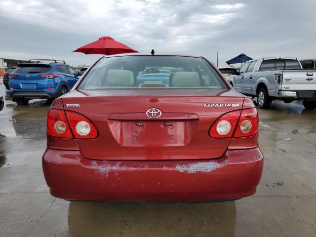 1NXBR32EX7Z879160 - 2007 TOYOTA COROLLA CE RED photo 6