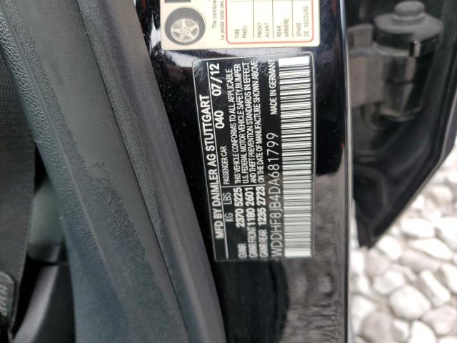 WDDHF8JB4DA681799 - 2013 MERCEDES-BENZ E 350 4MATIC BLACK photo 13